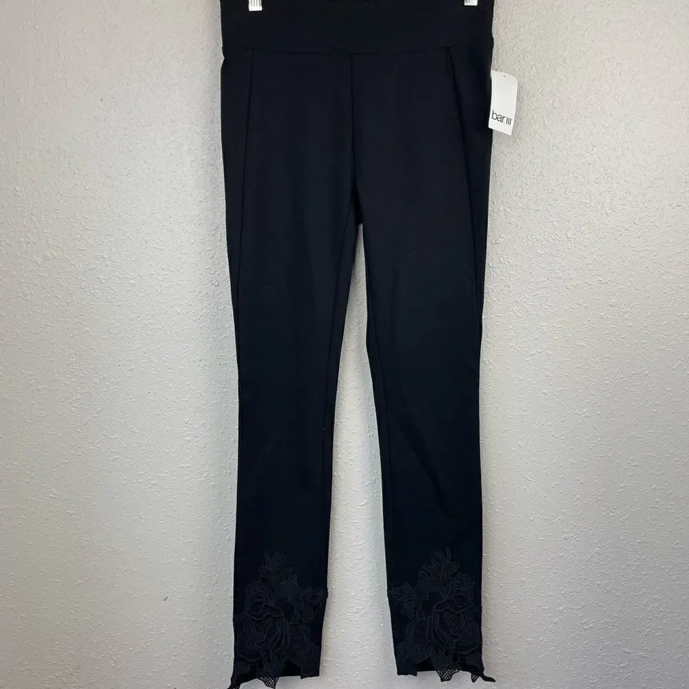 NWT Bar III Black Pants Size S